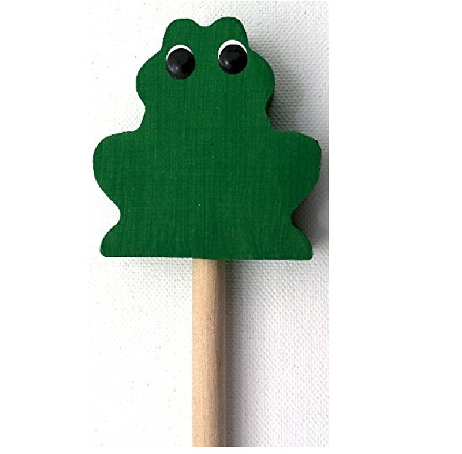 Suntex Teachers Gifts L.p. St-730 Fr 12 Wooden Pointer With Frog - 12 In.