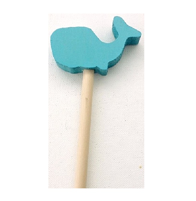 Suntex Teachers Gifts L.p. St-730 Wh 24 Wooden Pointer With Whale - 24 In.