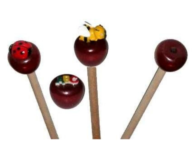 Suntex Teachers Gifts L.p. Wooden Pointer With Lady Bug - 12 In.