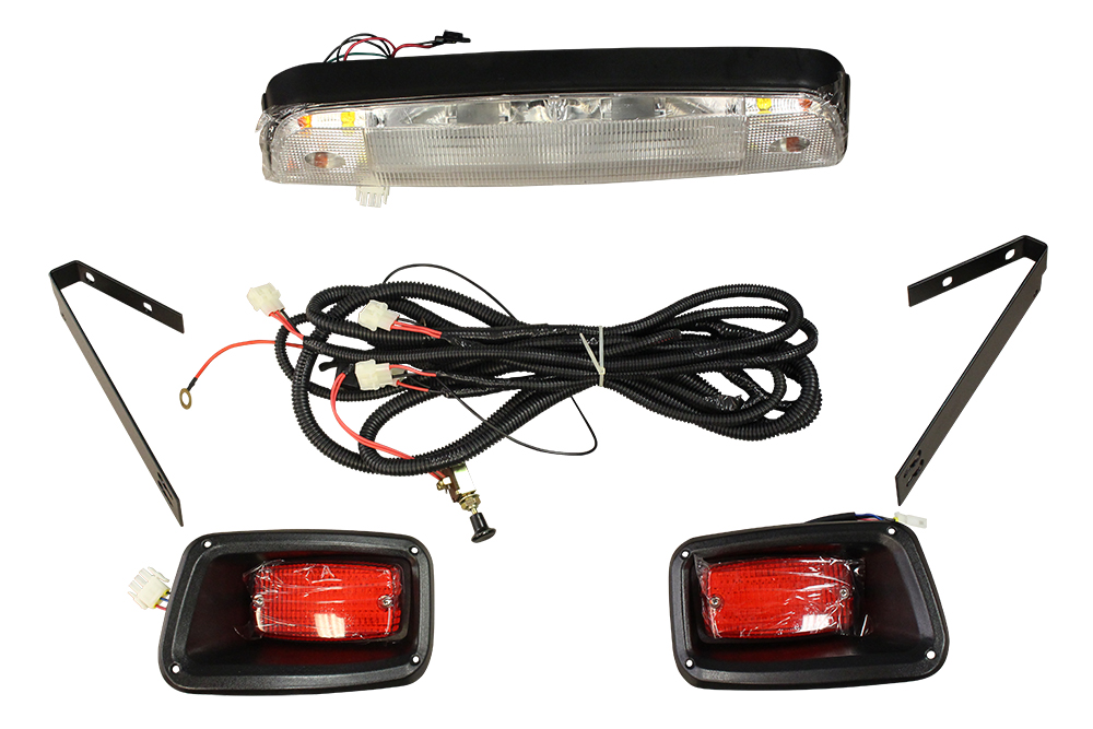 Lp100-lb Ezgo Light Bar Style Basic Light Kit With Led Tail Lights