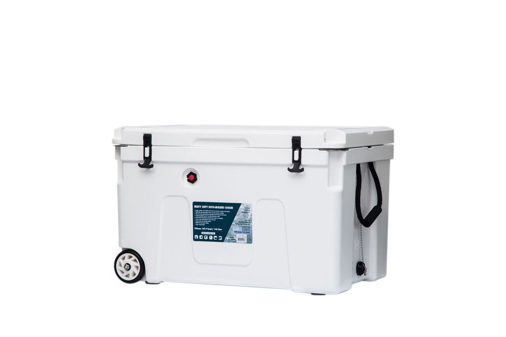 Cyy-513488 140l Premium Cooler With Wheels - White