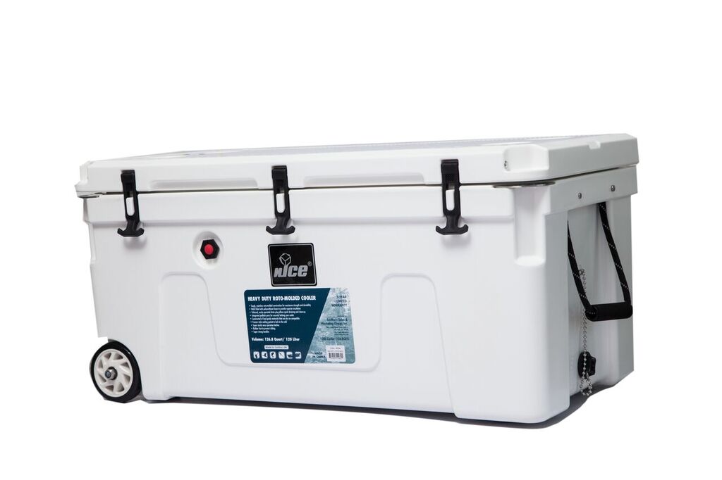 Cyy-514621 120l Premium Cooler With Wheels - White