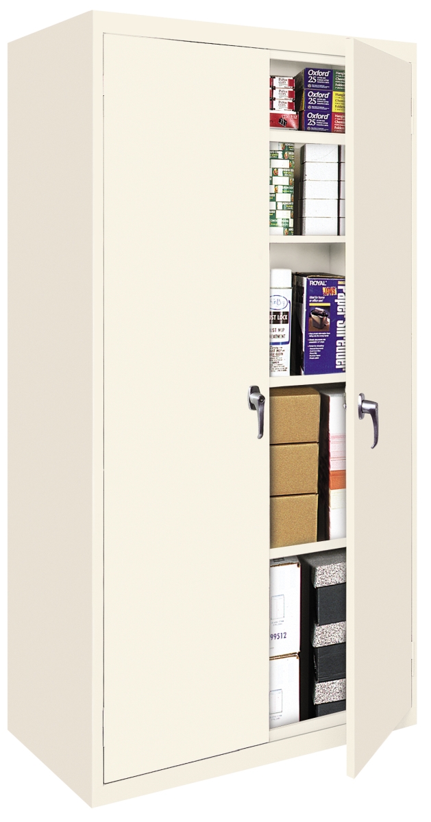 Fixed Shelf Storage Center - Putty, 27 X 15 X 72 In.