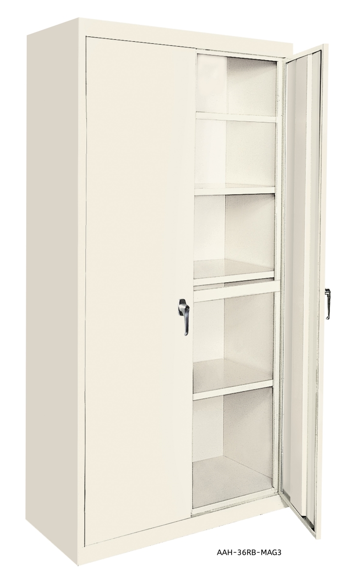Magnum Series All Adjustable Shelf Cabinets - Pure Green, 36 X 18 X 78 In.