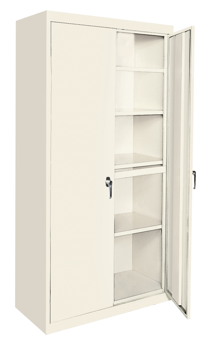All Adjustable Storage Cabinet - Putty, 36 X 18 X 72 In.