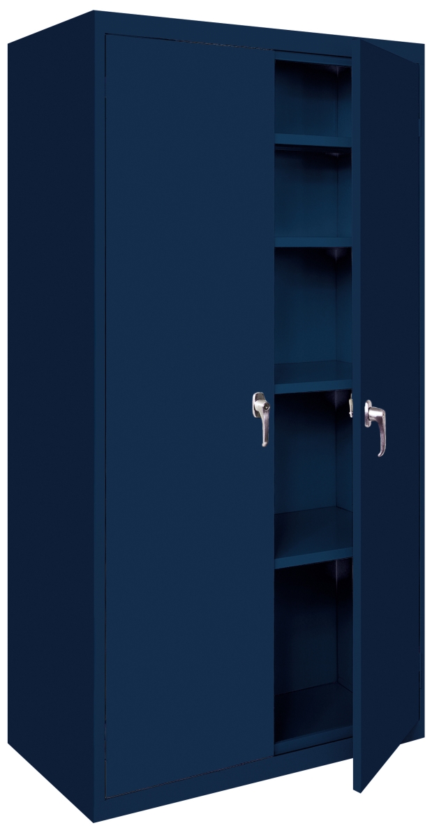 All Adjustable Cabinet - Navy Blue, 18 X 18 X 72 In.