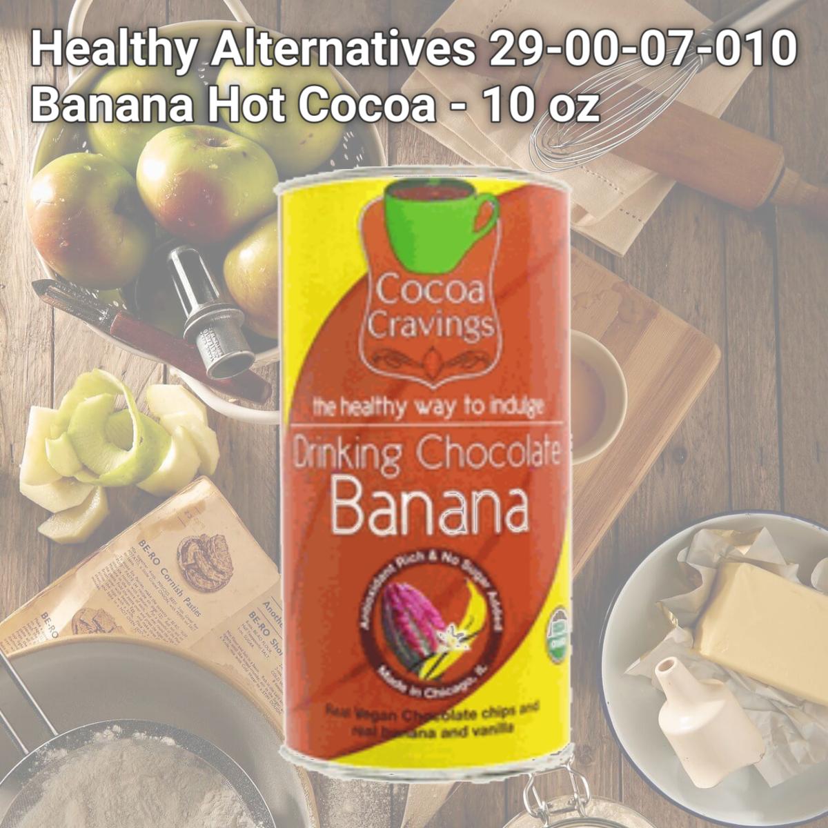 Picture of Healthy Alternatives 29-00-07-010 Banana Hot Cocoa - 10 oz
