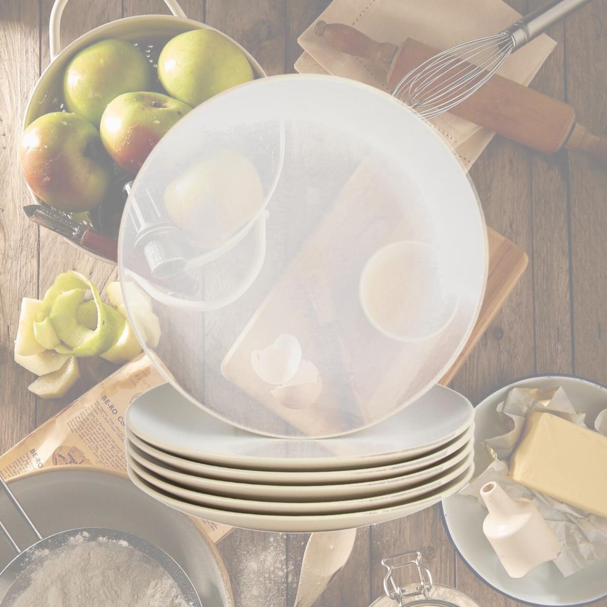Picture of 10 Strawberry Street 2TONE-1-GRYW-6 10.5 in. Two Tone Coupe Dinner Plate, Tan & White - Set of 6