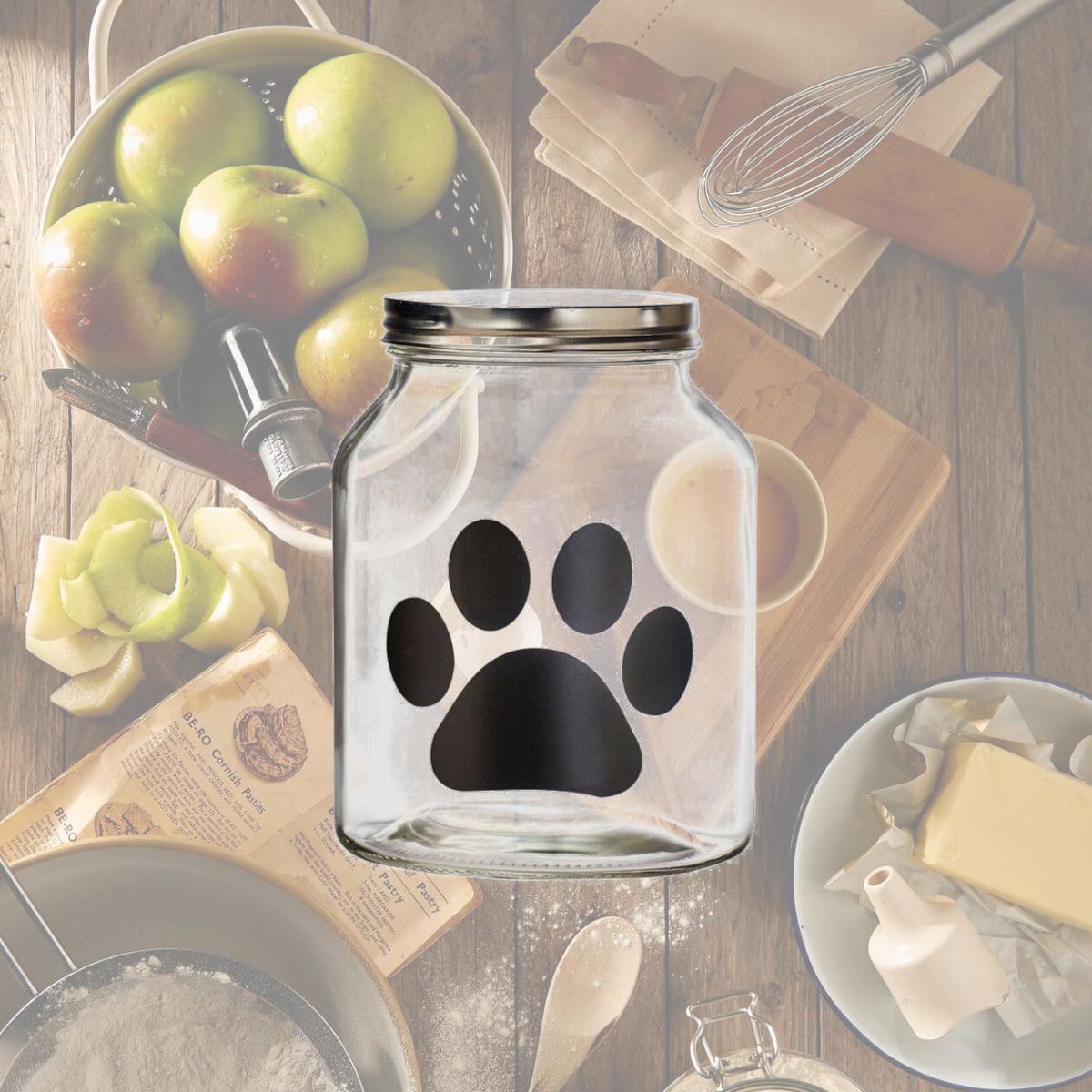 Picture of 10 Strawberry Street 7CA113 108 oz Buddy Paw Chalkboard Canister, Medium