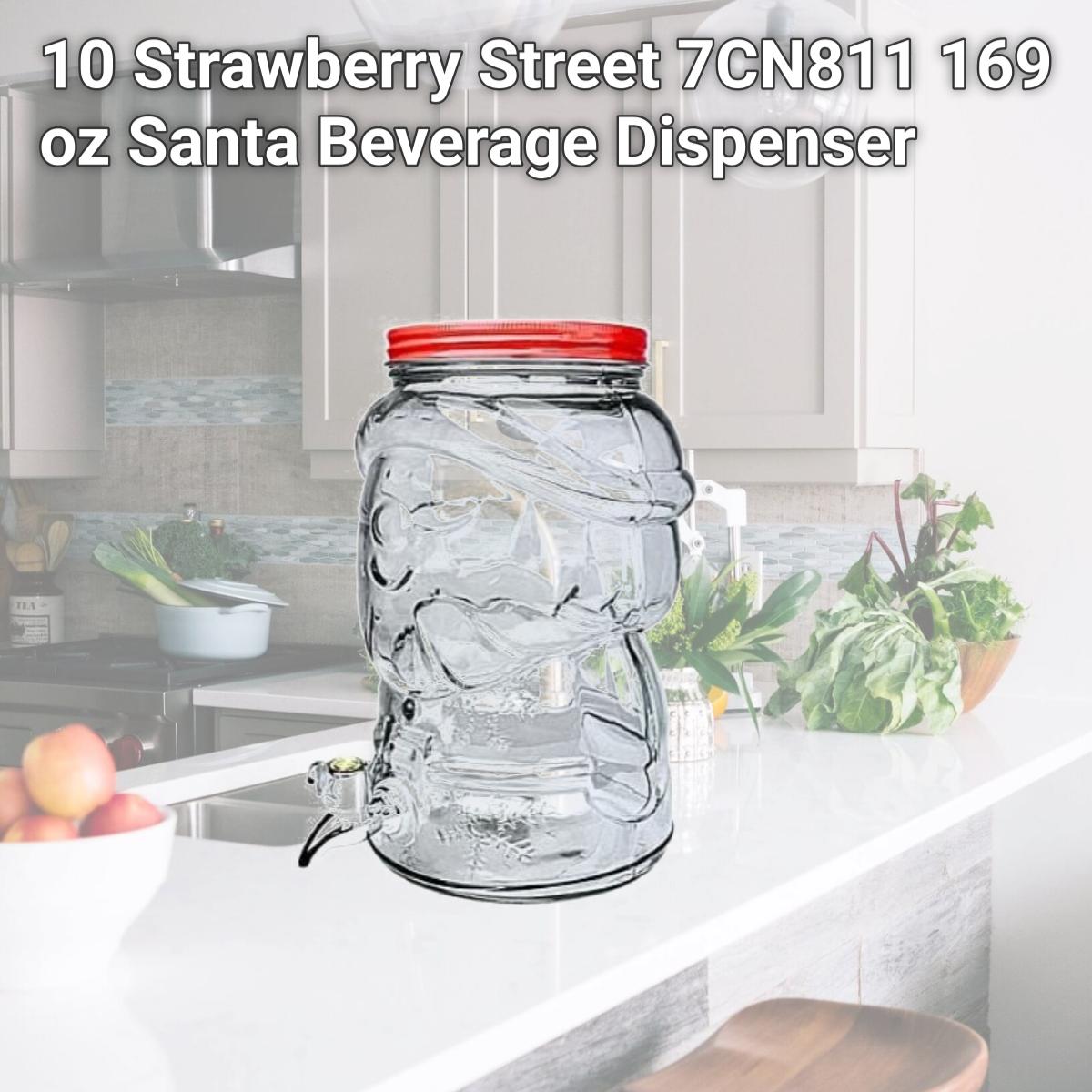Picture of 10 Strawberry Street 7CN811 169 oz Santa Beverage Dispenser