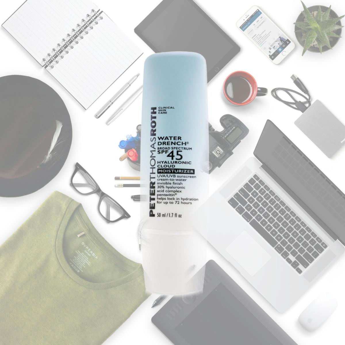 Picture of Peter Thomas Roth 252190 1.7 oz Water Drench Hyaluronic Cloud Moisturizer SPF 45 for UVA & UVB Sunscreen