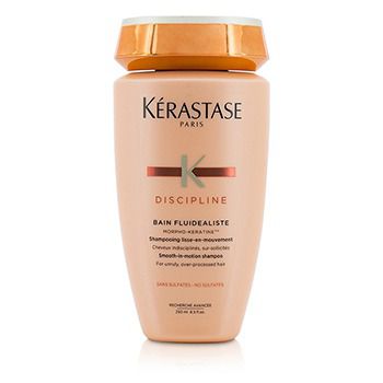 207135 Discipline Bain Fluidealiste Smooth-in-motion Sulfate Free Shampoo For Unruly, Over-processed Hair