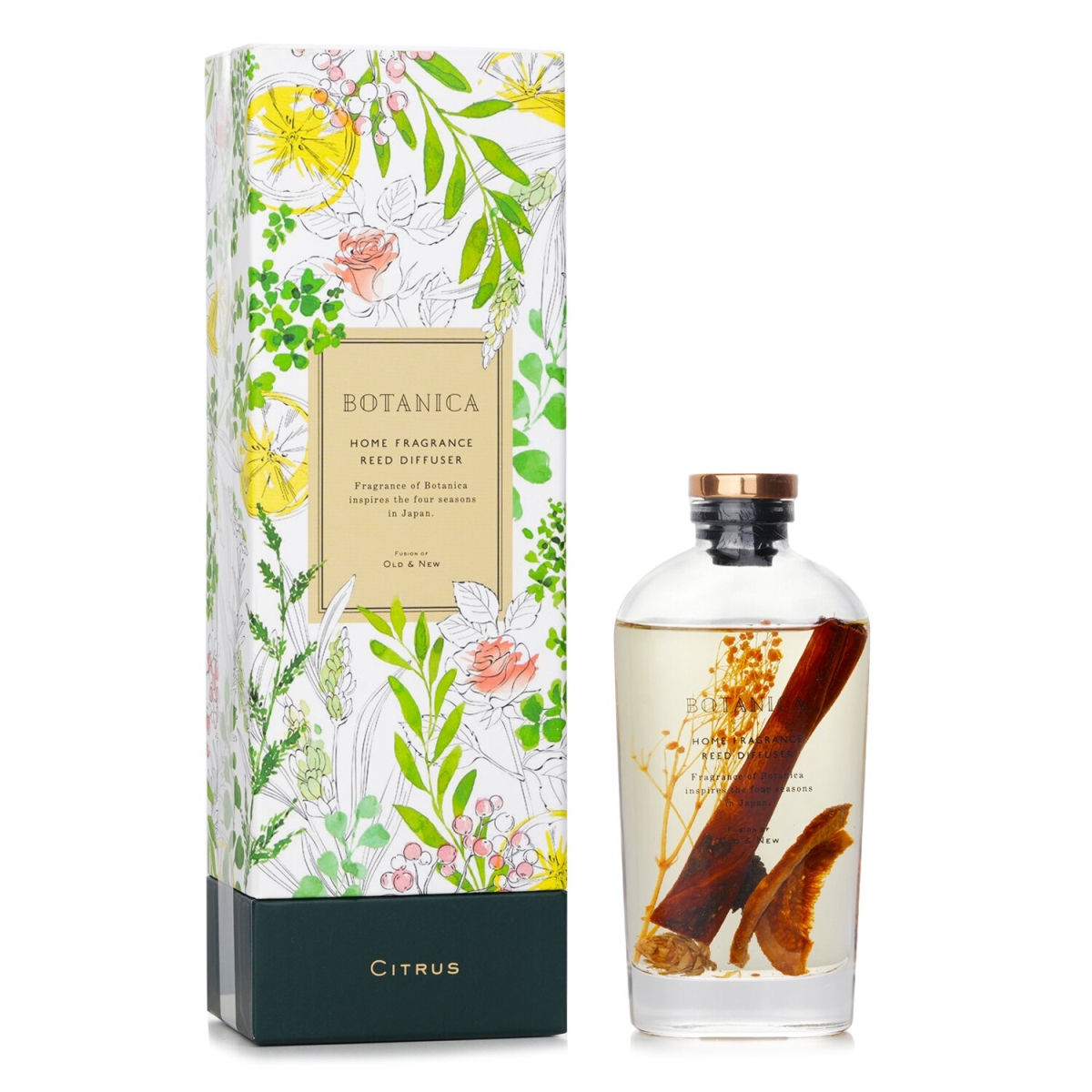 304509 5.75 oz Home Fragrance Reed Diffuser, Citrus