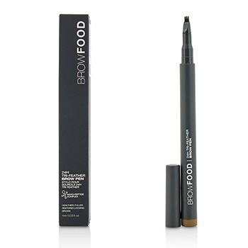210733 Browfood 24 Hour Tri Feather Brow Pen - Brunette