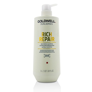 215836 1000 Ml Dual Senses Rich Repair Restoring Shampoo - Regeneration For Damaged Hair