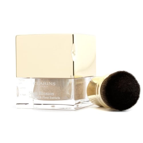 216001 13 G Skin Illusion Mineral & Plant Extracts Loose Powder Foundation With Brush, No.107 Beige