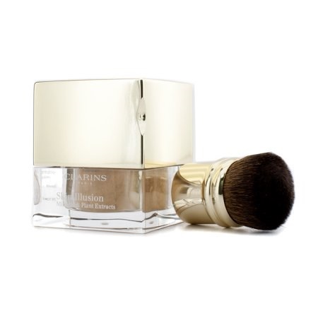 216005 13 G Skin Illusion Mineral & Plant Extracts Loose Powder Foundation With Brush, No.114 Cappuccino