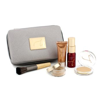 169689 Starter Kit With Primer & Brighter, Loose Mineral Powder & Mineral Foundation - 6 Piece