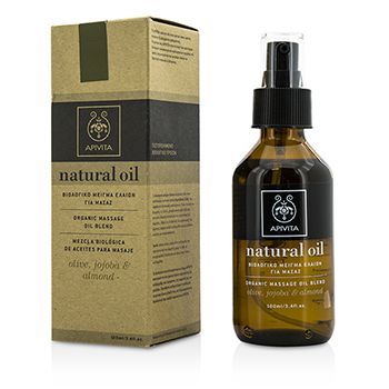 201614 3.4 Oz Natural Oil Olive, Jojoba & Almond Organic Massage Oil Blend