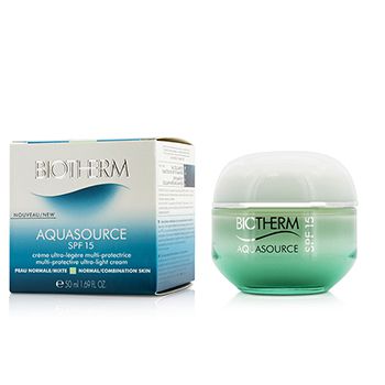 203501 1.69 Oz Aquasource Multi-protective Ultra-light Cream Spf 15 For Normal & Combination Skin