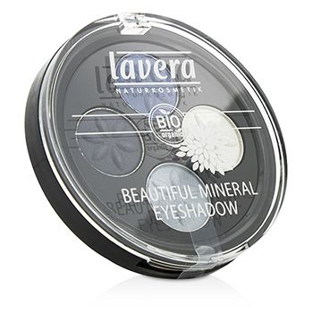 Lavera 203657 0.026 Oz Beautiful Mineral Eyeshadow Quattro - No.07 Blue Platinum