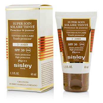 203724 1.3 Oz Super Soin Solaire Tinted Youth Protector Spf 30 Uva Pa Plus - No.3 Amber