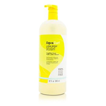 Devacurl 207147 32 Oz Low-poo Delight Weightless Waves Mild Lather Cleanser For Wavy Hair