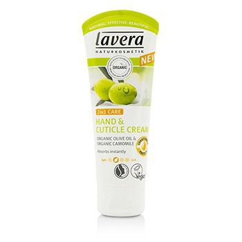 Lavera 207747 75 Ml Organic Olive Oil, Camomile 2 In 1 Care Hand & Cuticle Cream 61947 Or 107086