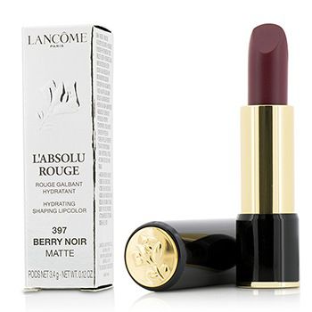 208102 0.12 Oz L Absolu Rouge Hydrating Shaping Lipcolor - 397 Berry Noir, Matte