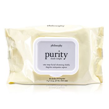 148598 Purity Made Simple One-step Facial Cleansing Cloths - 30 Towlettes