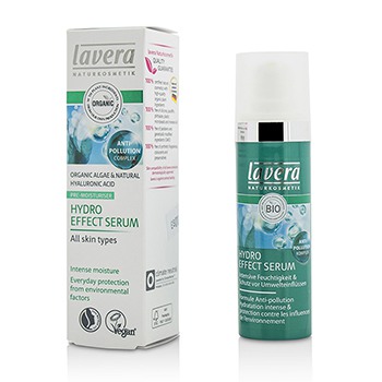 Lavera 212419 1 Oz Organic Algae Natural Hyaluronic Acid Hydro Effect Serum - All Skin Types