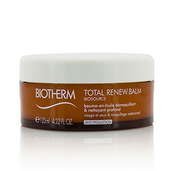 212048 Biosource Total Renew Balm Balm-to-oil Deep Cleanser For Face & Eyes & Waterproof Make-up