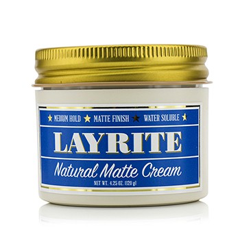 213006 4.25 Oz Natural Matte Cream - Medium Hold, Matte Finish & Water Soluble