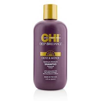 213023 12 Oz Deep Brilliance Olive & Monoi Optimum Moisture Shampoo