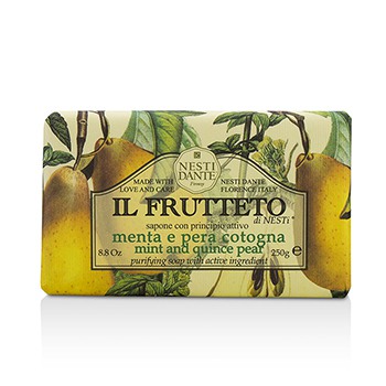 213119 8.8 Oz Il Frutteto Purifying Soap - Mint & Quince Pear