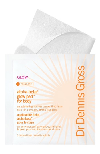 218709 Alpha Beta Glow Pad Self-tanner Intense Glow For Body - 8 Towels