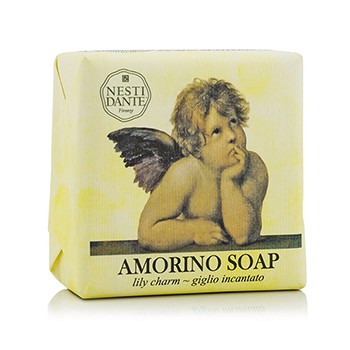 202749 5.3 Oz Amorino Natural Vegetable Bar Soap, Lily Charm