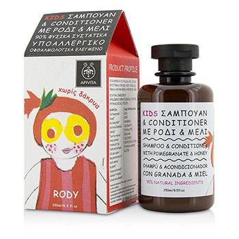 206439 8.5 Oz Kids Shampoo & Conditioner With Pomegranate & Honey