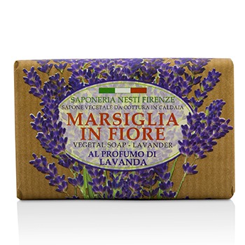 221053 4.3 Oz Marsiglia In Fiore Vegetal Soap - Lavender
