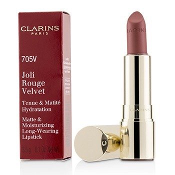 220608 0.1 Oz Joli Rouge Velvet Matte & Moisturizing Long Wearing Lipstick, No.705v Soft Berry