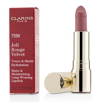 220614 0.1 Oz Joli Rouge Velvet Matte & Moisturizing Long Wearing Lipstick, No.759v Wood Berry