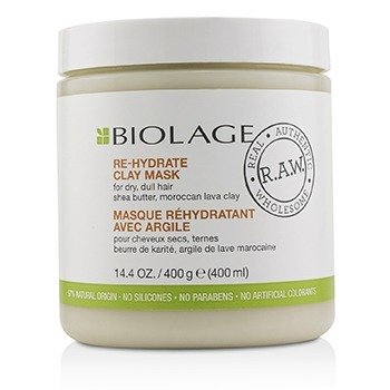 222766 400 Ml & 14.4 Oz Biolage Raw Re-hydrate Clay Mask For Dry & Dull Hair