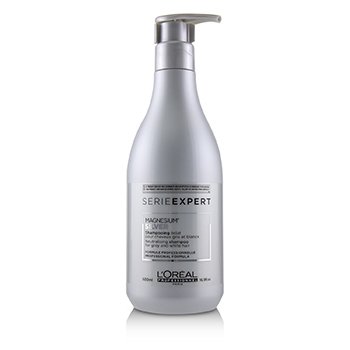 217470 16.9 Oz Professionnel Serie Expert - Silver Magnesium Neutralising Shampoo For Grey & White Hair