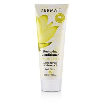 Derma E 228138 8 Oz Restoring Volume Shine Hair Conditioner