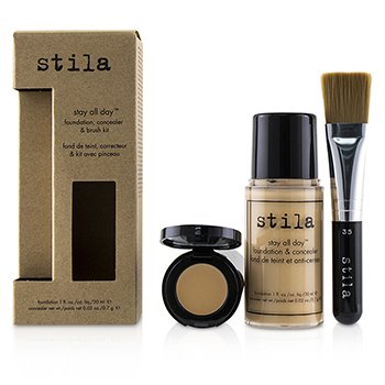 228368 2 Piece Stay All Day Foundation Concealer & Brush Kit - No.2 Fair