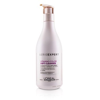 229825 16.9 Oz Professionnel Serie Expert - Vitamino Color Soft Cleanser Radiance Protection Plus Perfecting Soft Shampoo