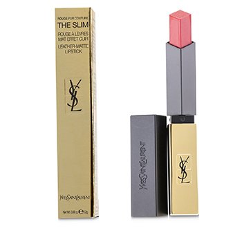 231045 0.08 Oz Rouge Pur Couture The Slim Leather Matte Lipstick - No. 1 Rouge Extravagant