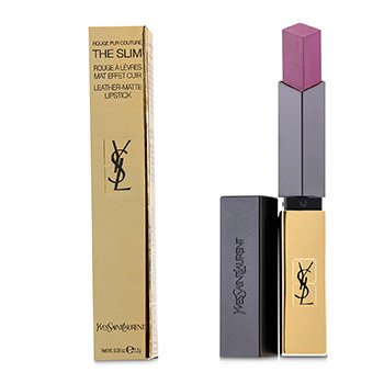 231046 0.08 Oz Rouge Pur Couture The Slim Leather Matte Lipstick - No. 4 Fuchsia Excentrique