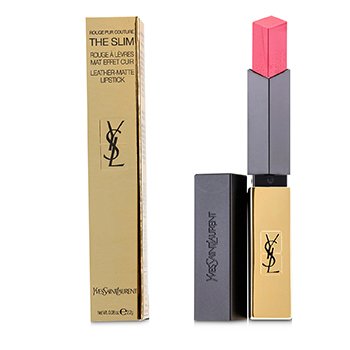 231044 0.08 Oz Rouge Pur Couture The Slim Leather Matte Lipstick - No. 14 Rose Curieux