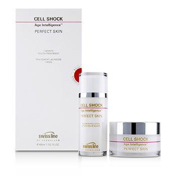 230801 45 Ml Cell Shock Age Intelligence Perfect Skin 1 Month Youth-treatment, 60 Pads